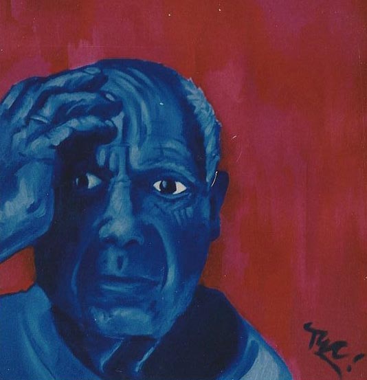 The blue and rose of Pablo Picasso